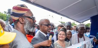 Abiodun, French Ambassador Commission Fan Milk Model Farm